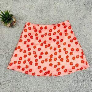 Cider floral mini skirt